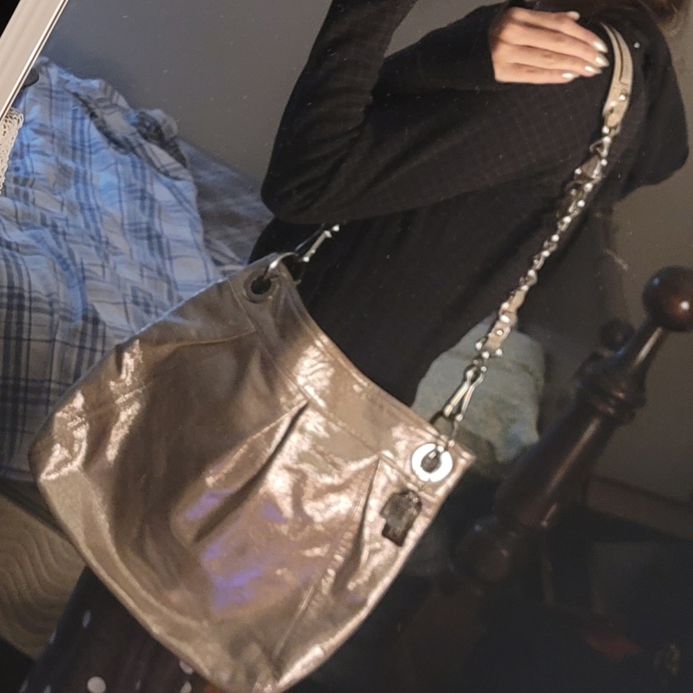 Coach Metallic Shoulder Bag - Picture 8 of 10